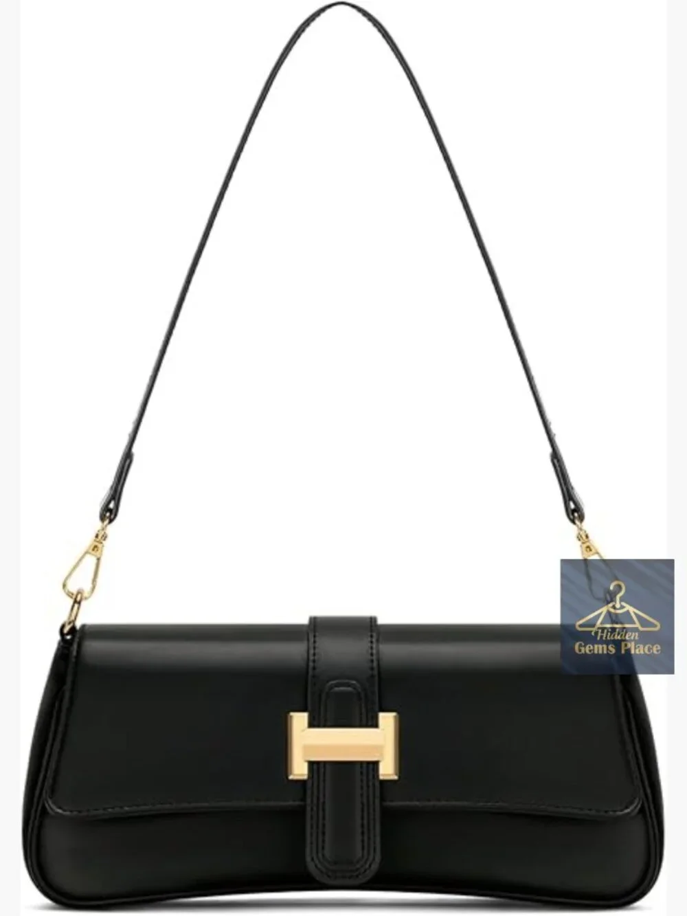 Small Hobo Shoulder Bag Faux Leather Retro Clutch Crossbody